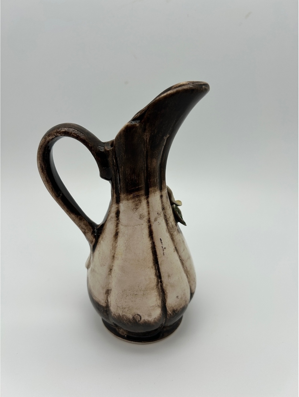 Mini Capodimonte Rustic Pitcher Yellow Flower - Picture 4 of 9